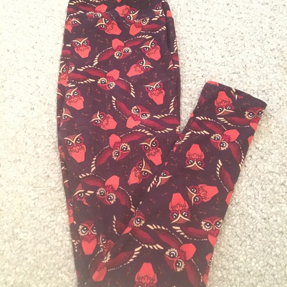 LulaRoe TC owl leggings! Unicorn!